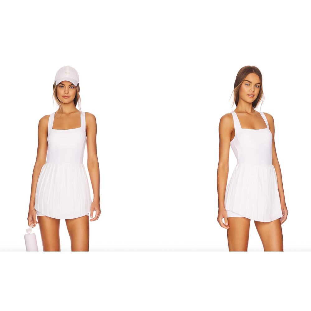 Varley x Revolve Carina White Tennis Racerback Dress XL - Picture 9 of 9